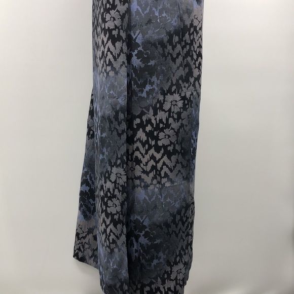 Ilyse Hart blue gray maxi skirt size 12 - Picture 4 of 6